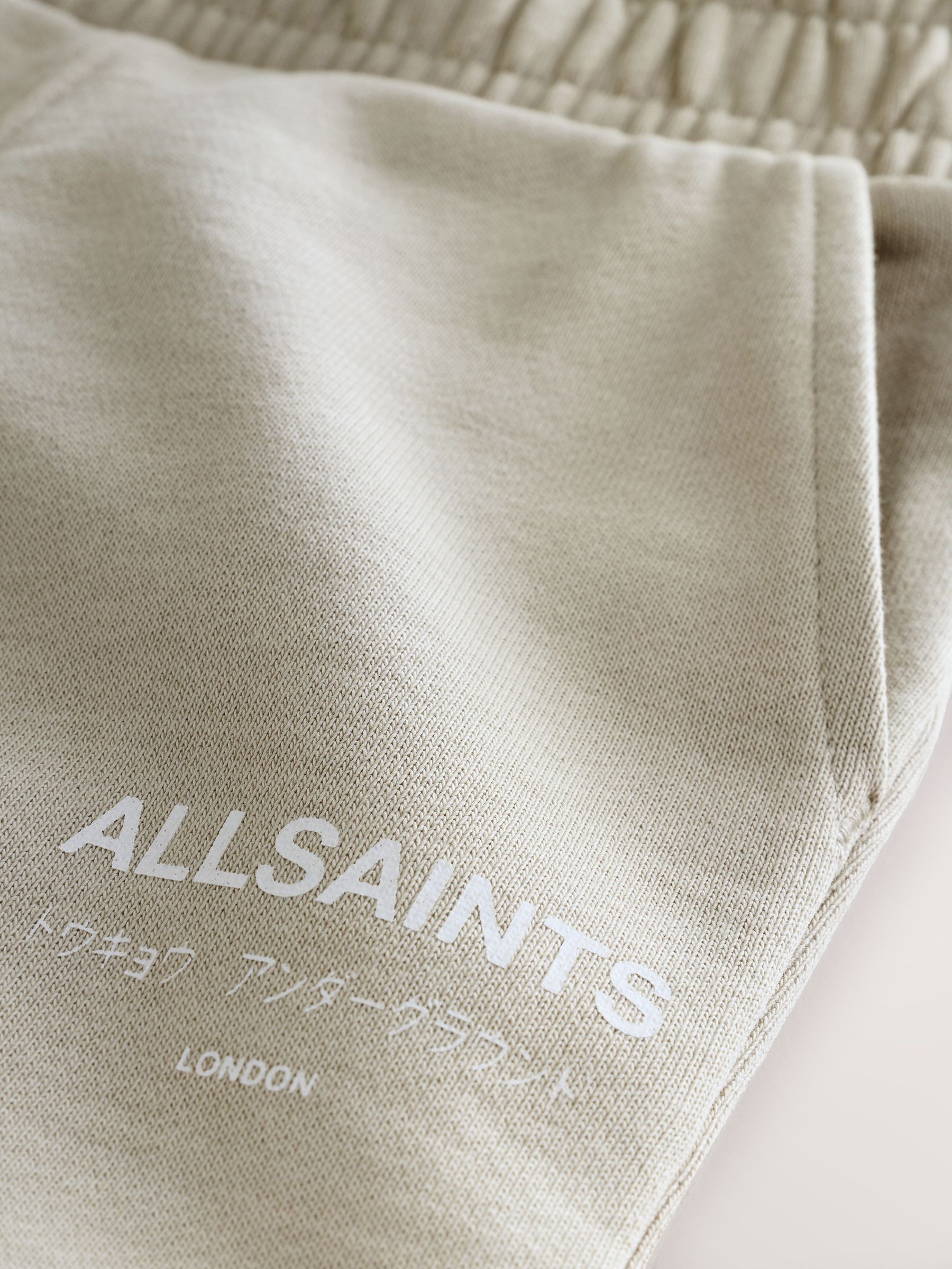 Pastelgeel - smALLSAINTS Jongens Underground rechte joggingbroek met omslag