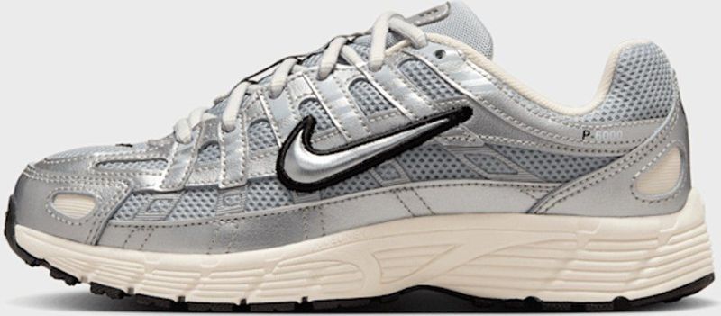 Nike P-6000 Kindersneakers - Zilver - Maat 36 - Mesh/Synthetisch