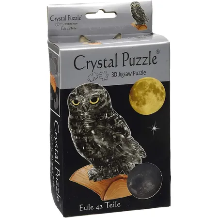 HCM Kinzel Crystal Puzzle - Eule, 42 Teile