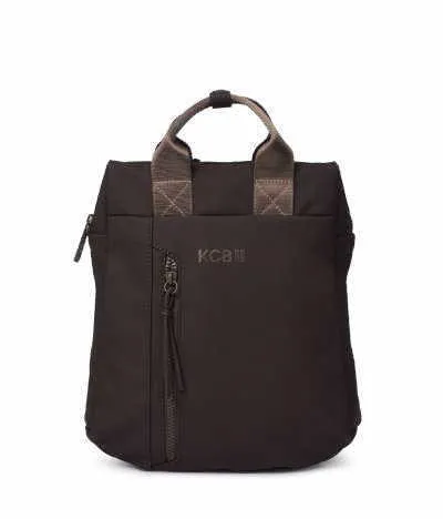 KCB VEGAN BAGS Rucksack Braun Textil  Wasserdicht