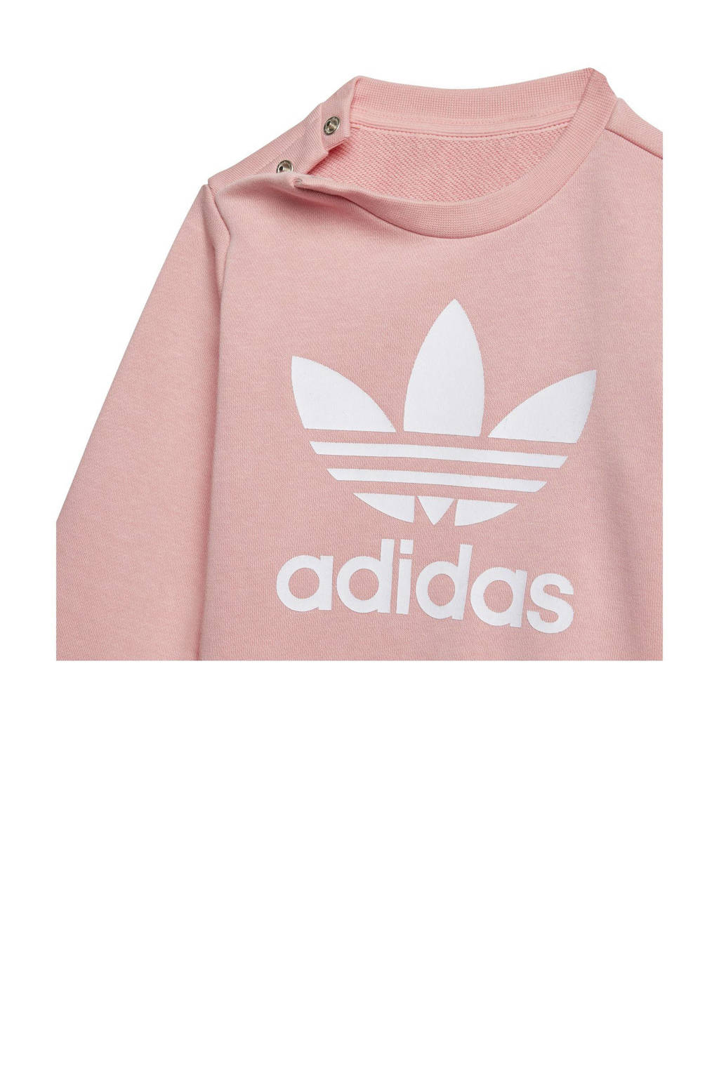 adidas joggingpak roze/wit