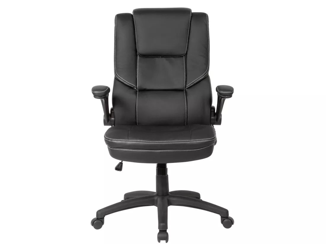 chaise de bureau cuir synthétique noir chaise de bureau pivotante fauteuil de bureau 120 kg
