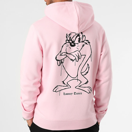 Sweat Capuche Angry Taz Rose