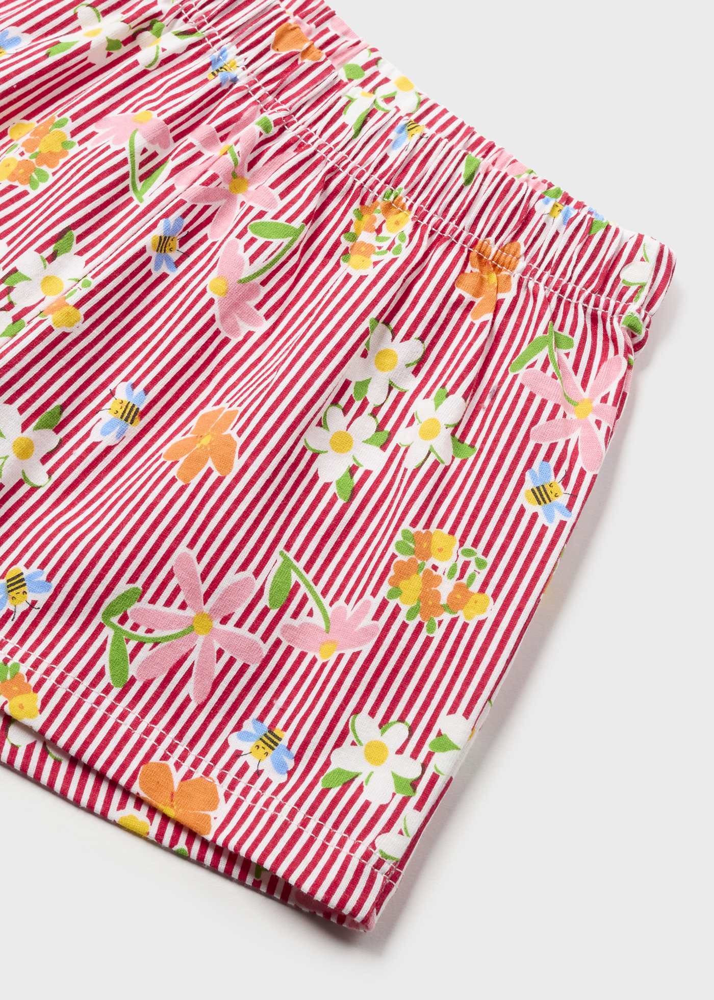 pijama curto de algodão sustentável para bebês