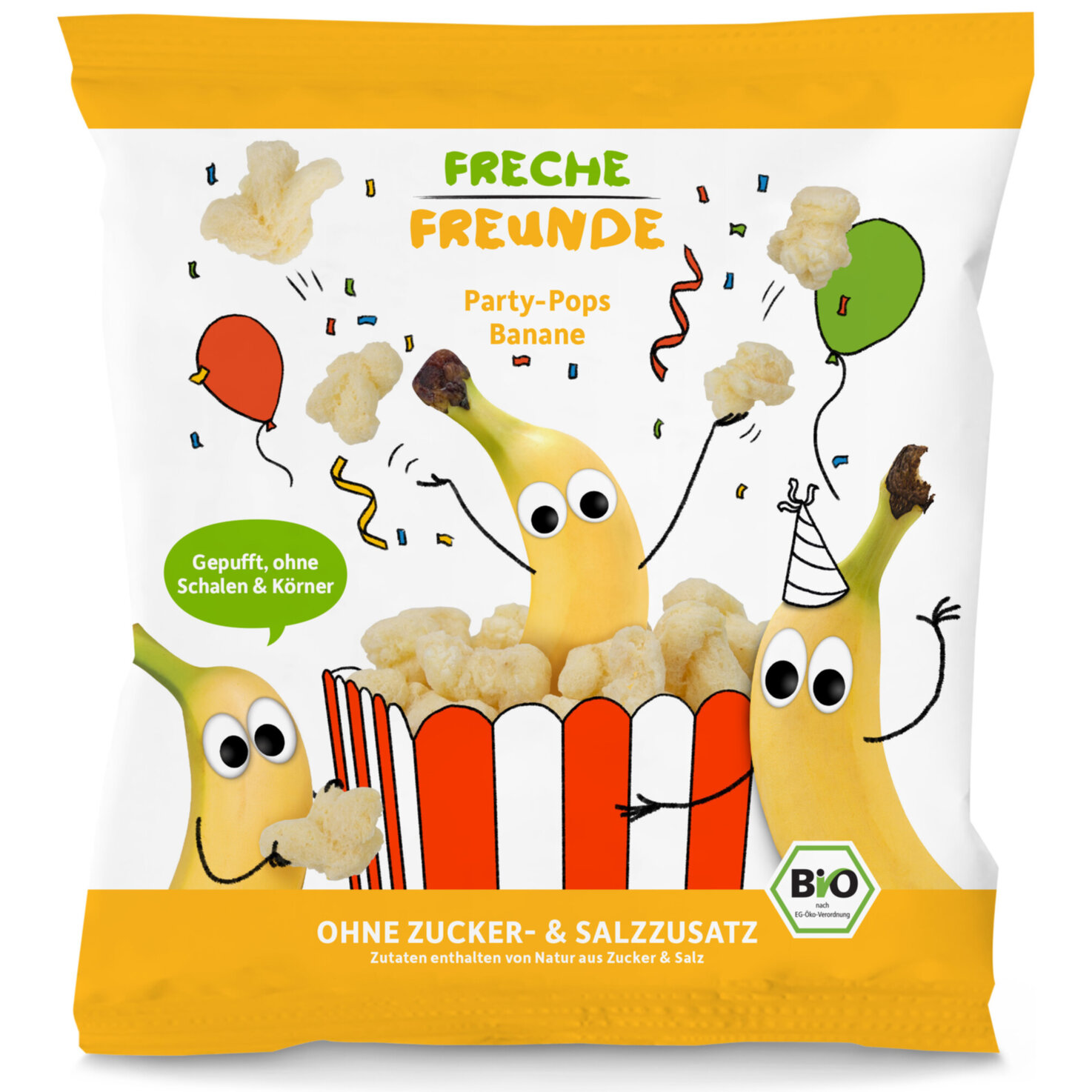 Freche Freunde Bio Party-Pops Banane 12+ Monate