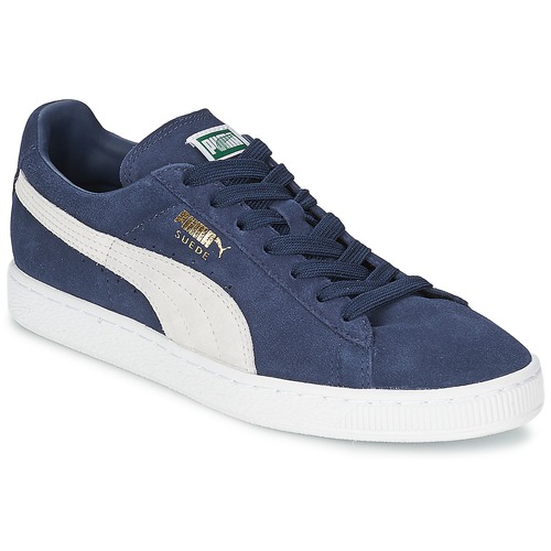 Puma - SUEDE CLASSIC + - Bleu / Blanc