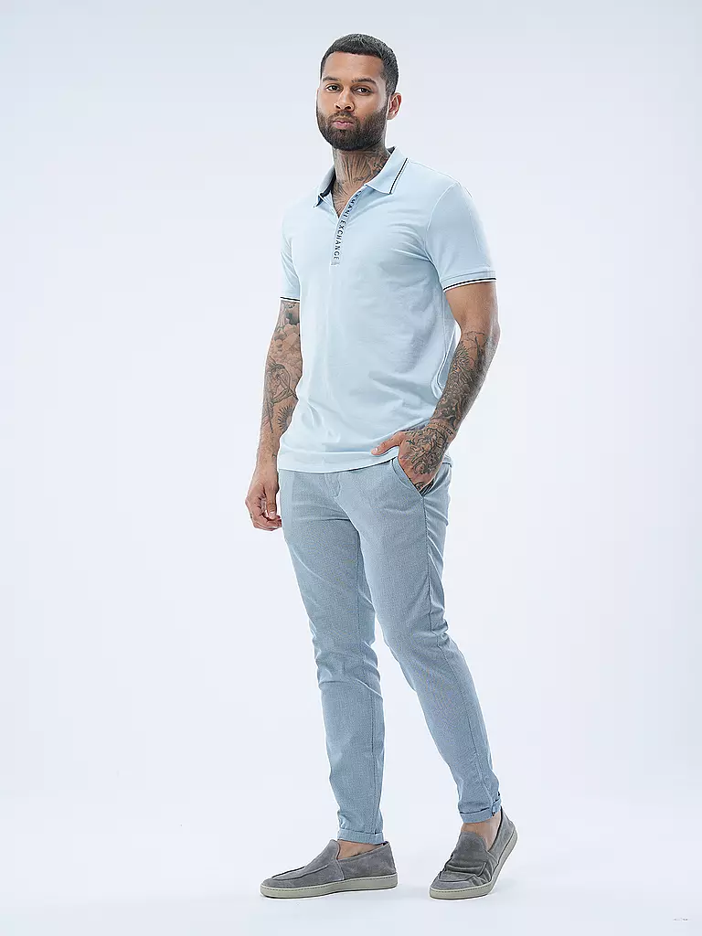 ARMANI EXCHANGE Poloshirt  hellblau