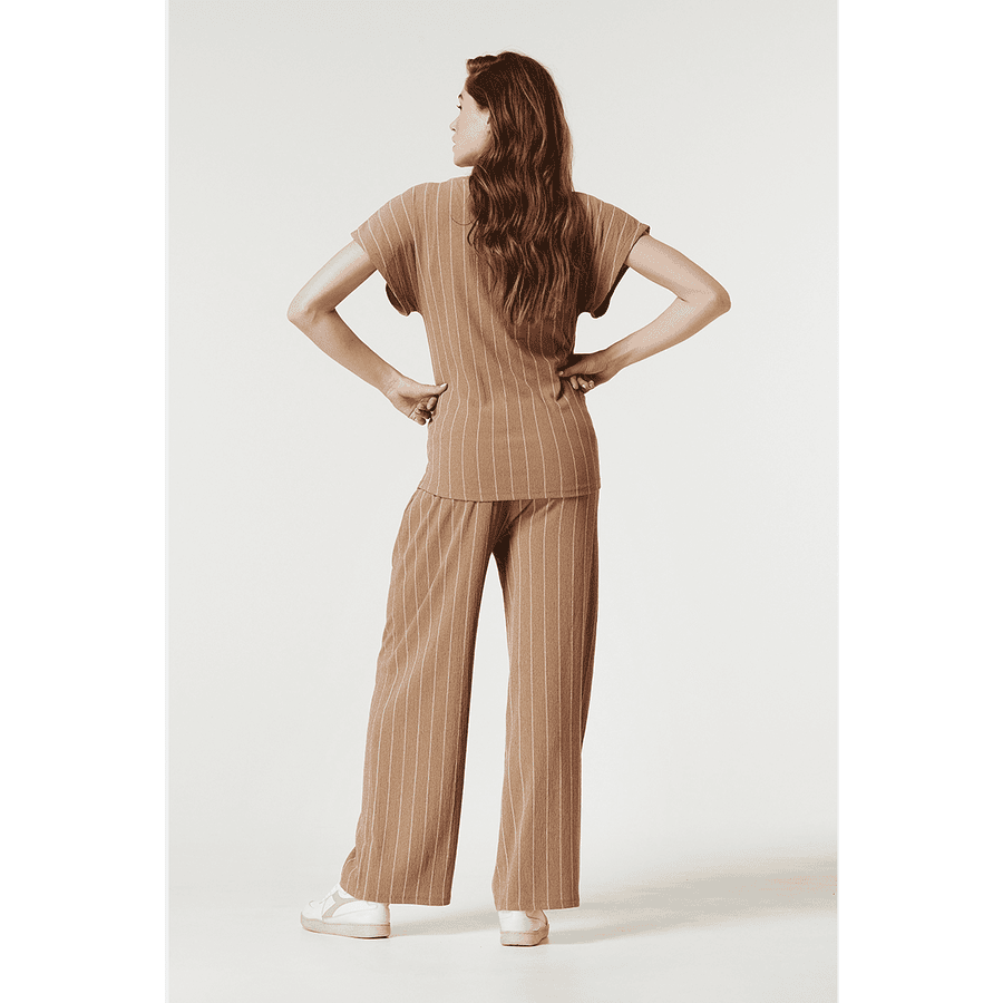 SUPERMOM Casual Hose Stripe Tigers Eye