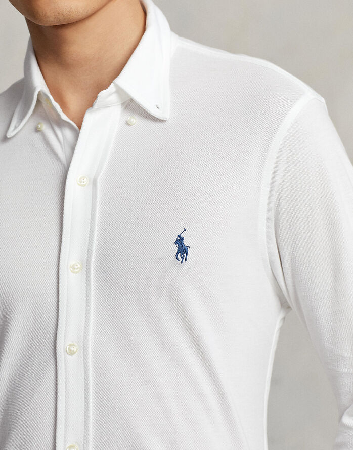 Polo Ralph Lauren Featherweight Mesh Shirt Hvid