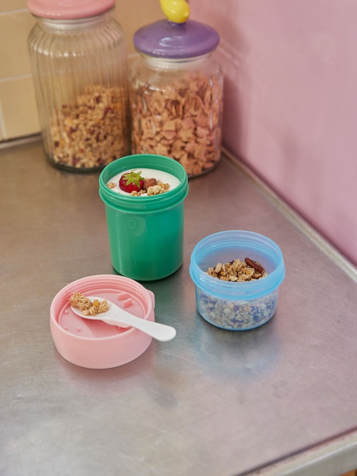 Rice - Granola Container 400 ml/Lid Blue250 ml