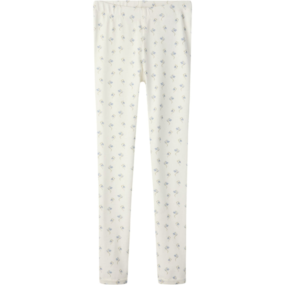 Køb Lil'Atelier Coconut Milk Bell Flower Nmfgayo Sag Slim Leggings Lil