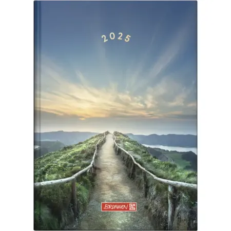 BRUNNEN Buchkalender Mod. 795 '25 „Mountain Trail“ | A5, Papier
