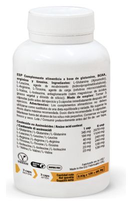 Glutamine BCAA 8.1.1 226ERS 6.4 Amino  120 capsules