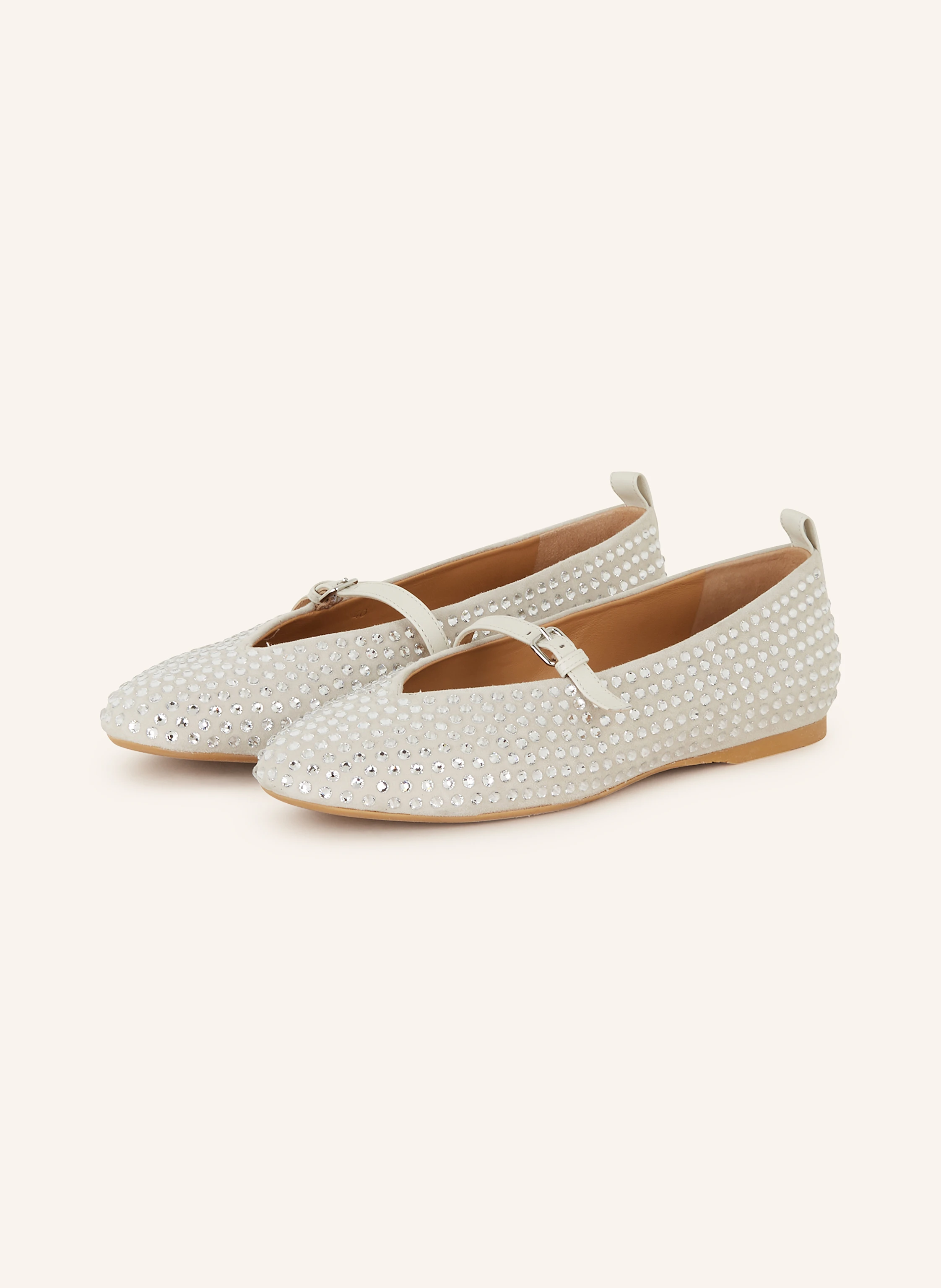 JW ANDERSON Mary-Jane-Ballerinas mit Schmucksteinen