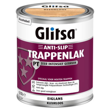 Glitsa anti-slip trappenlak eiglans blank intensief gebruik 750 ml