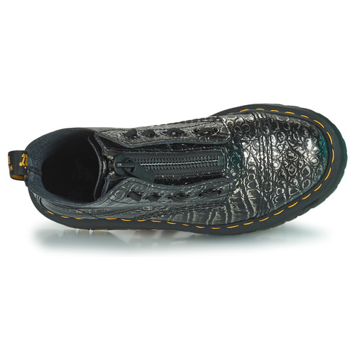Dr. Martens - SINCLAIR GUNMETAL WILD CROC EMBOSS - Noir