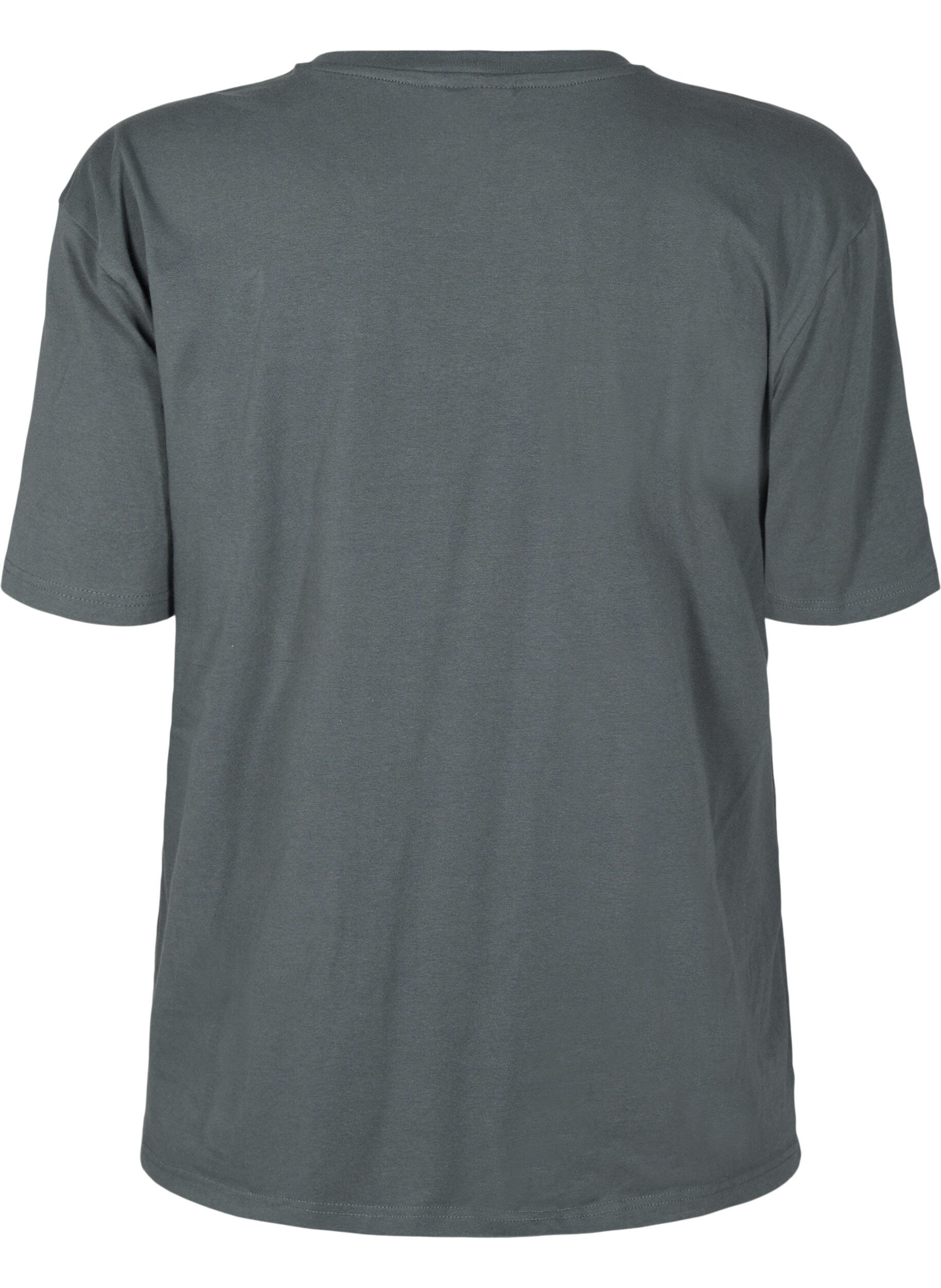 Sporty t-shirt i økologisk bomuld