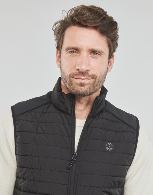Jack & Jones - JJEMULTI BODYWARMER COLLAR - Noir