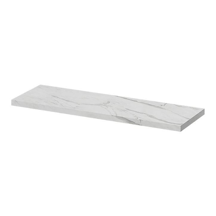 Tablette murale GoodHome Rigga effet marbre L. 60 cm