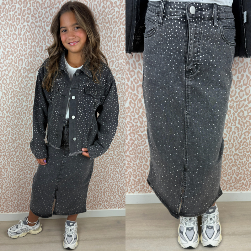 Midnight Shine Skirt - zwart