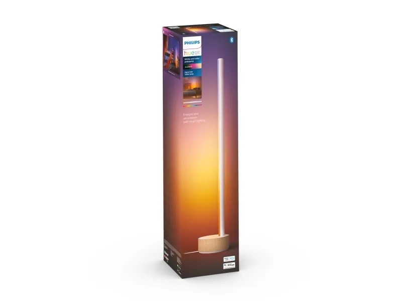 Philips Hue White and Color Ambiance Signe gradient - Bordlampe - Oak