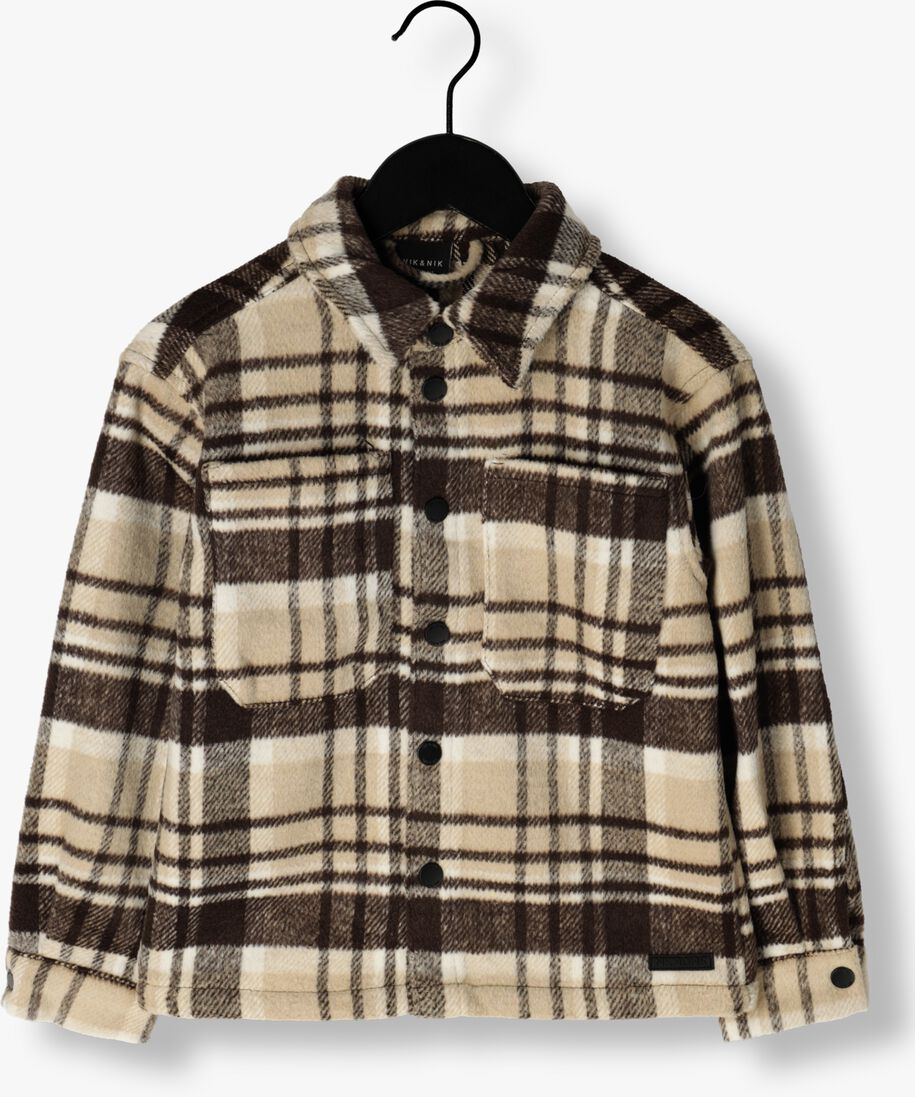 NIK & NIK bruine nik & nik jack lucas shirt jacket