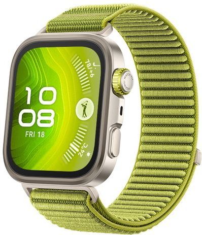 HUAWEI - WATCH FIT 4 Pro - Smartwatch - Groen - Saffierglas en Titanium