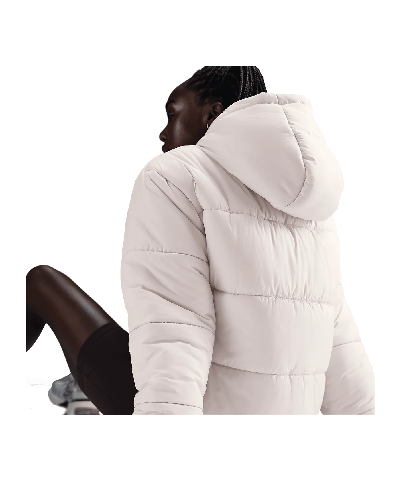 Nike Synthetic Puffer Jacke Damen Beige F104
