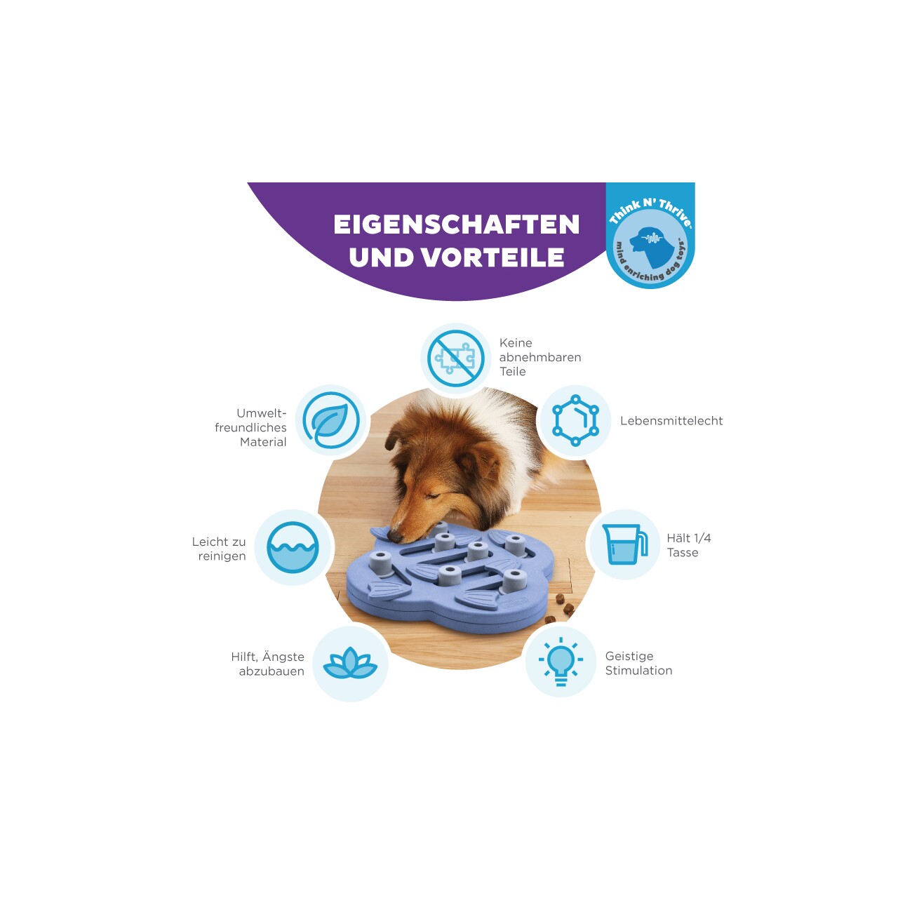 Nina Ottosson Dog Hide n' Slide - Composite Intelligenzspielzeug