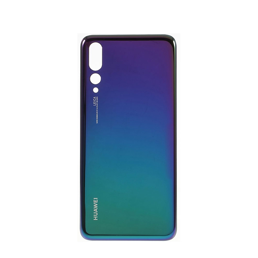 (OEM) Huawei P20 Pro Backcover / Rückseite mit Kleber - Twilight (Blau)