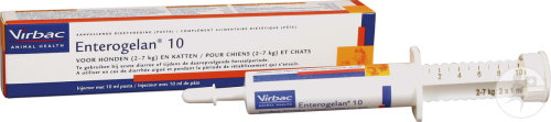 Virbac Enterogelan 10 Pâte Chien Et Chats 2-7kg Injecteur 10ml