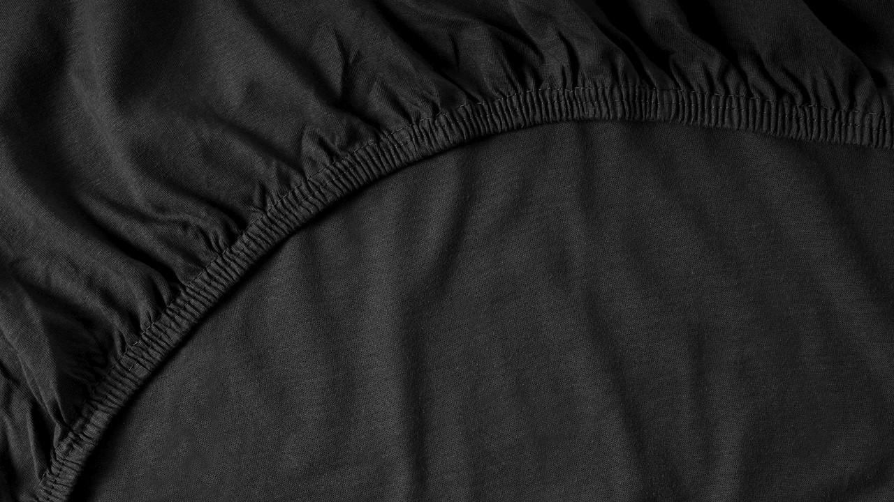 Hoeslaken Beter Bed Select Jersey zwart