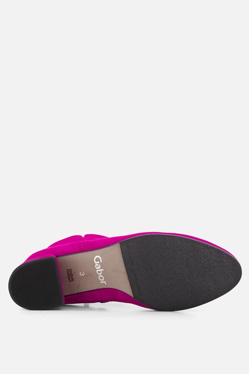 Gabor Enkellaarsjes paars Suede