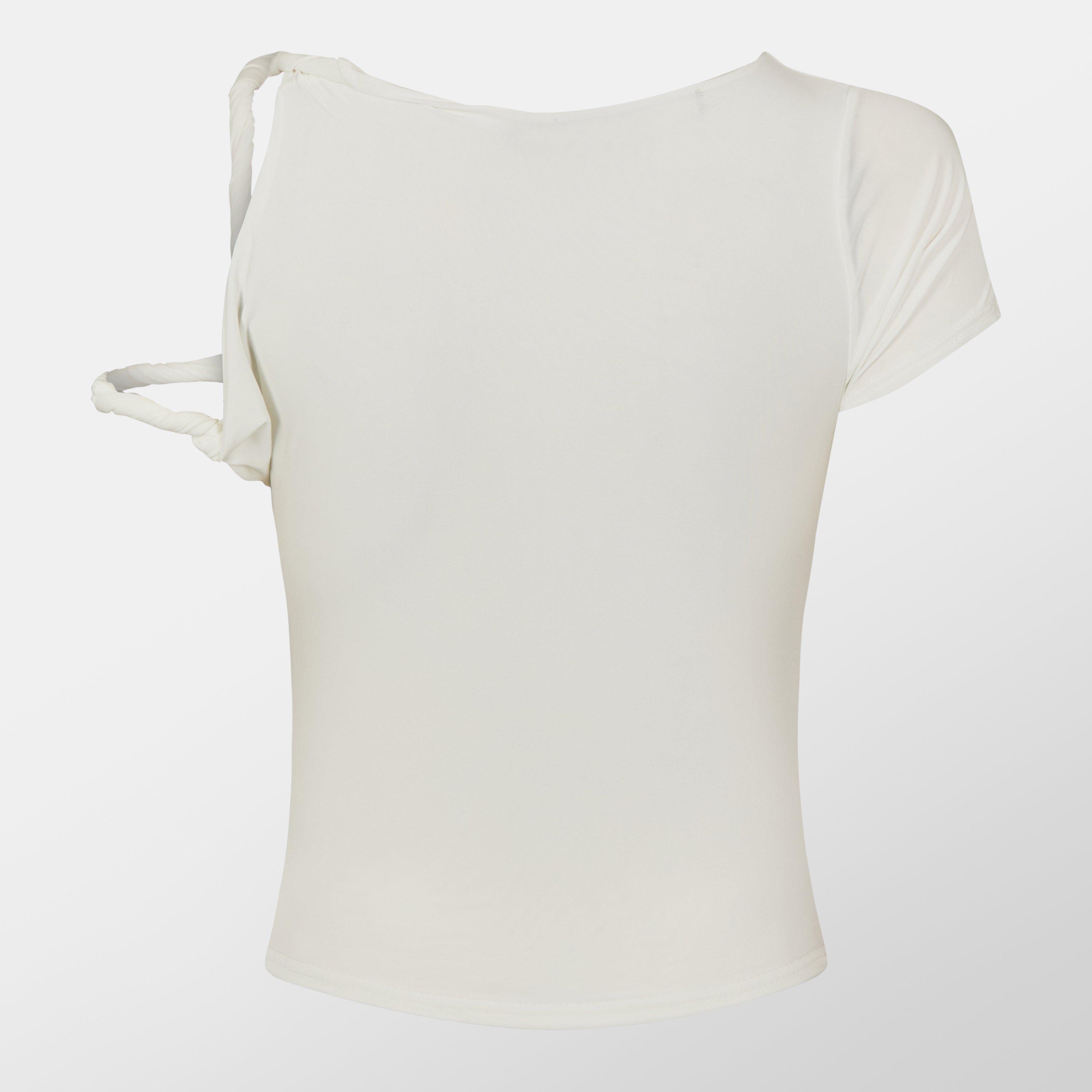 Missy Empire ME Twist Strap Super Soft Top Womens