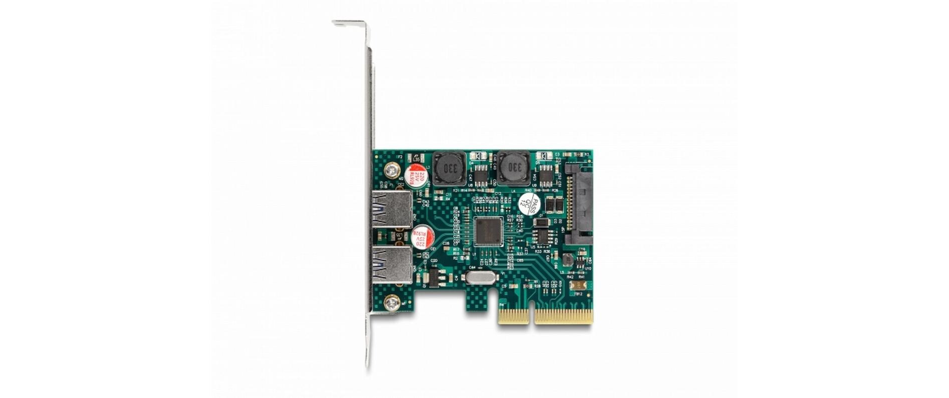 PCI-Express-Karte USB 3.1 Gen 2 - 2x USB Typ-APCIe-Schnittstellenkarte mit zwei USB-3.1-Anschlüssen (Typ-A)