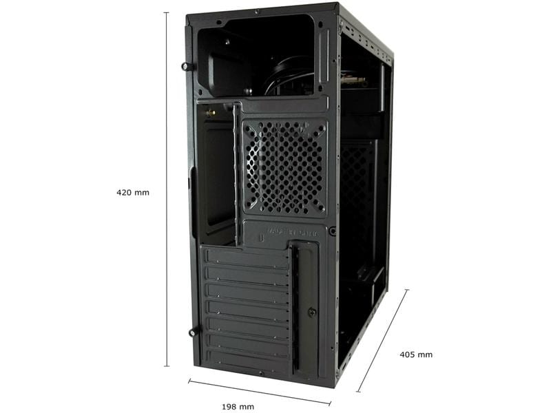LC-Power PC-Gehäuse 7040B Midi Tower Gehäuse