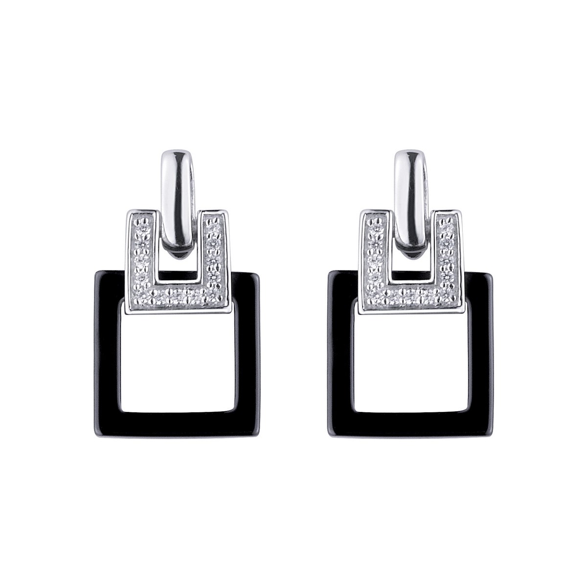 Boucles d'oreilles pendantes en Argent