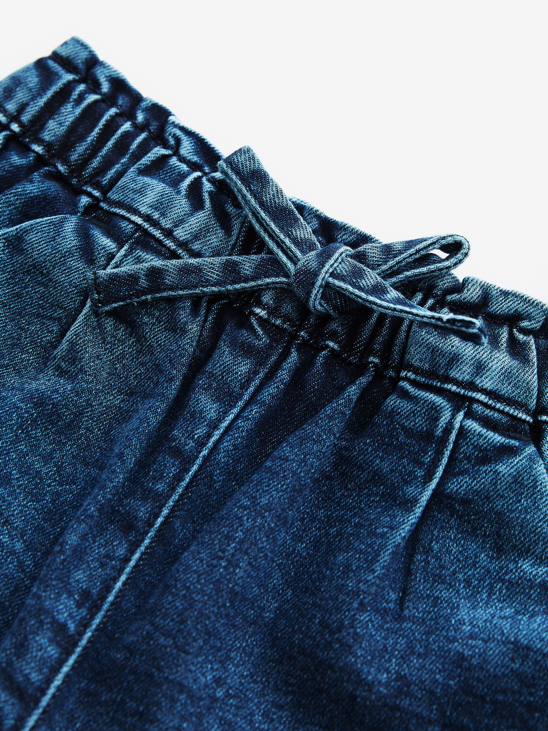 Denim - Jeans met gestrikte taille (3 mnd-7 jr)