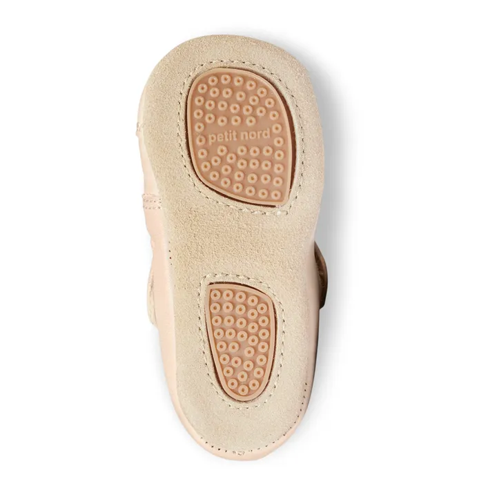 Petit Nord Chaussons Scratchs | Ecru