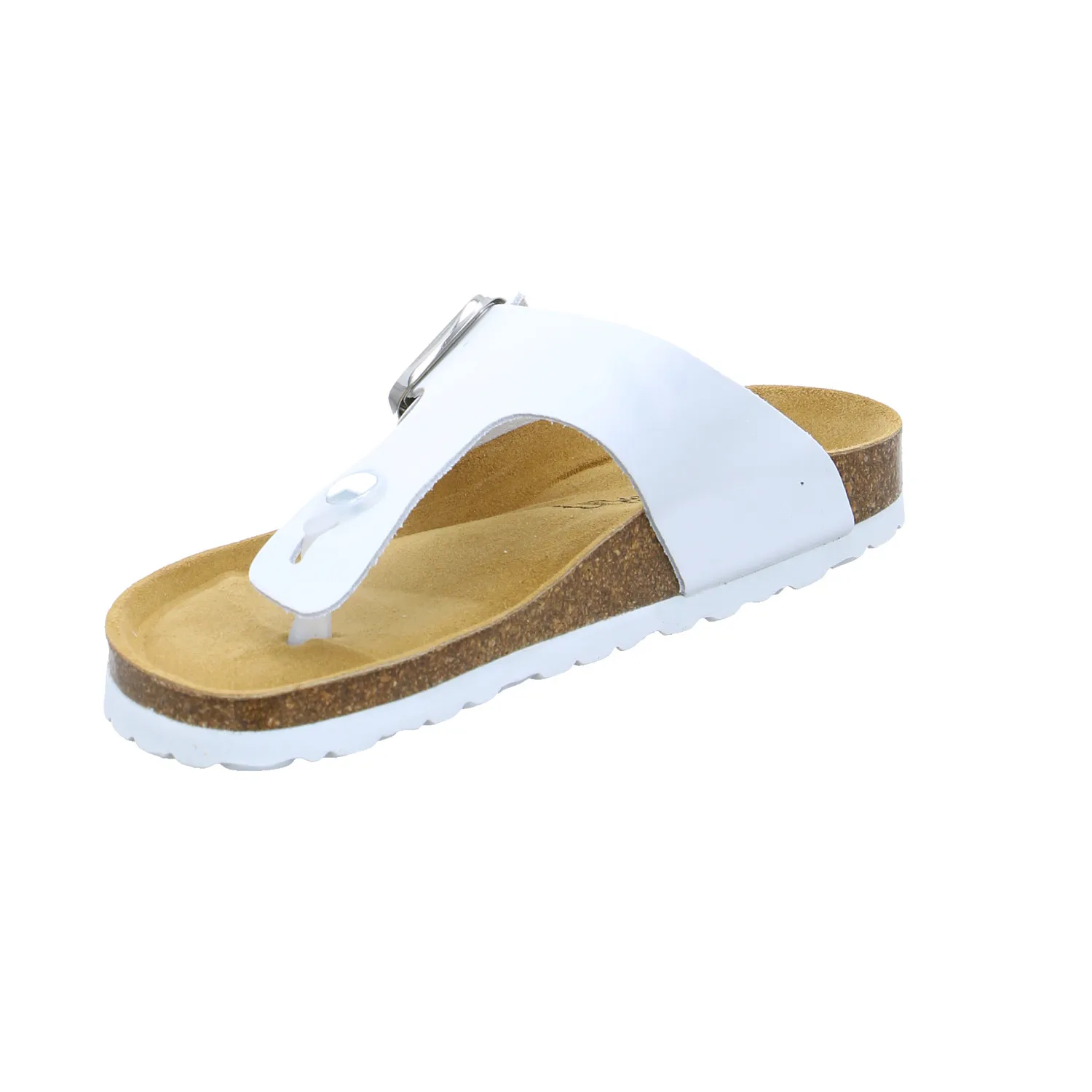 BIOLife Bio-Zehentrenner Weiss Leder