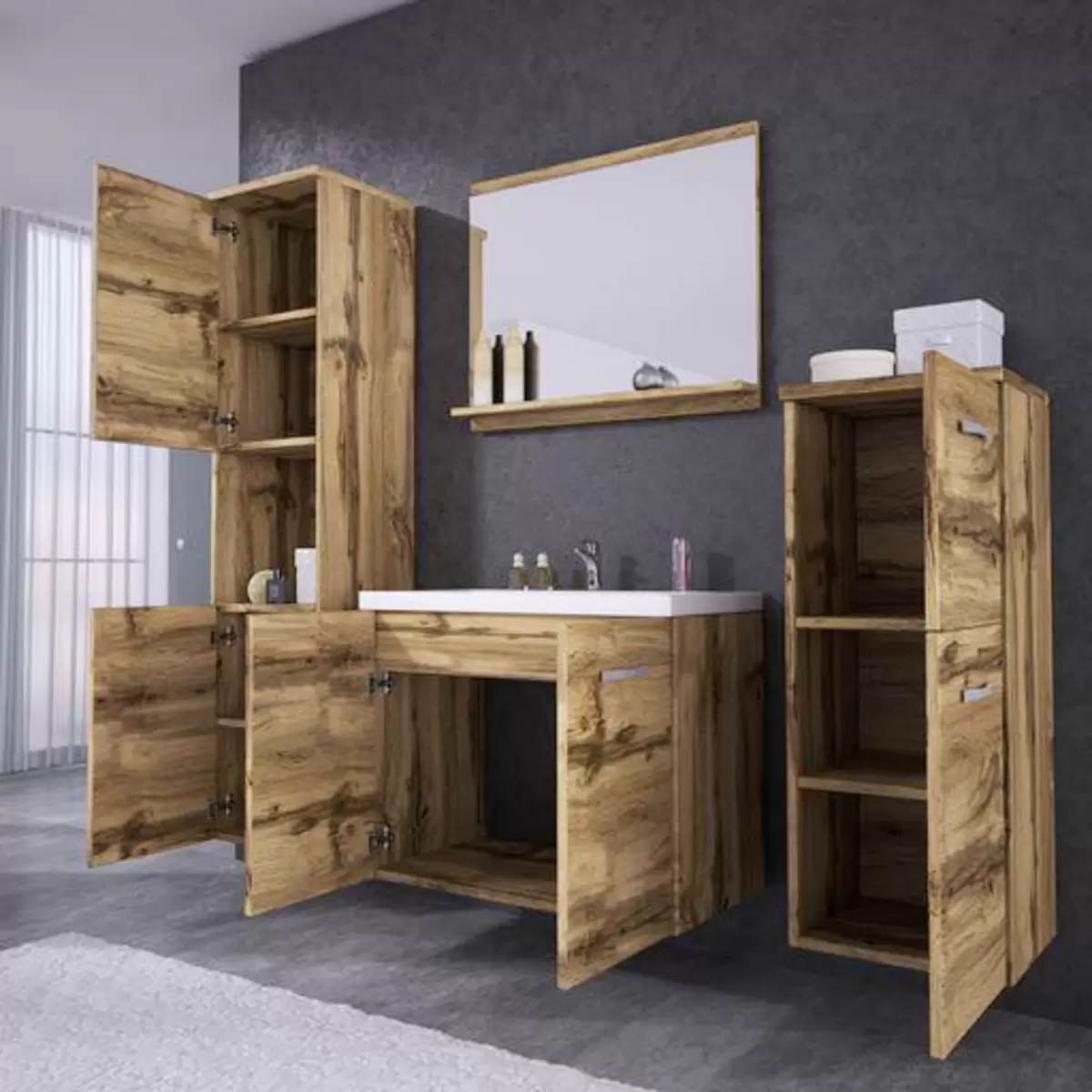 Badezimmer Malo Eiche