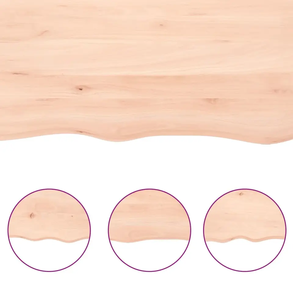 vidaXL - Tafelblad - Bruin - Hout - 180 x 60 x 6 cm