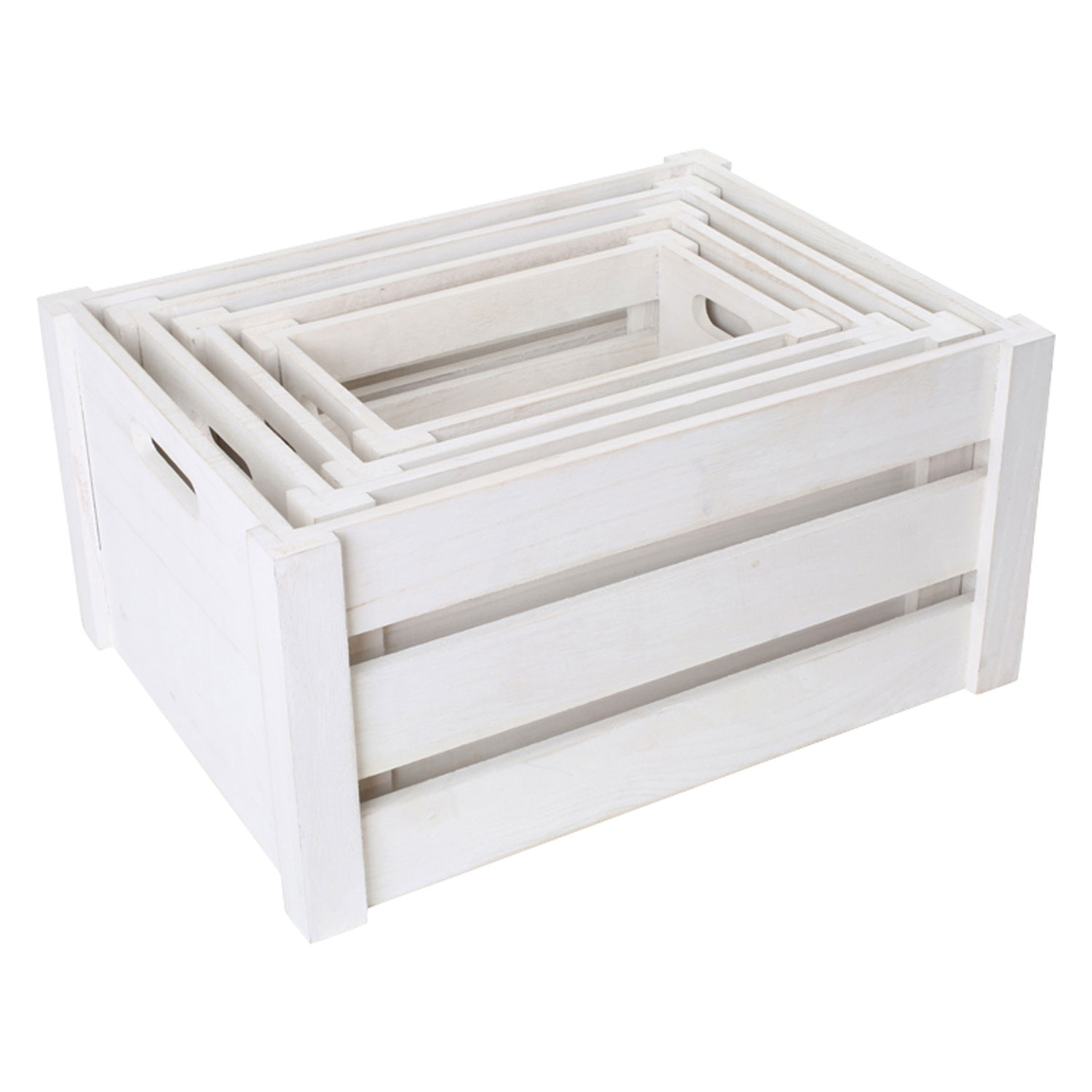 Small Foot -Houten Opbergkistjes, Set van 4