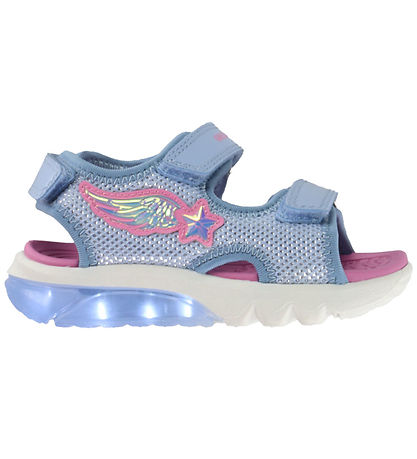 Geox Sandalen m. leicht - Ciberdron - Sky/Fuchsia