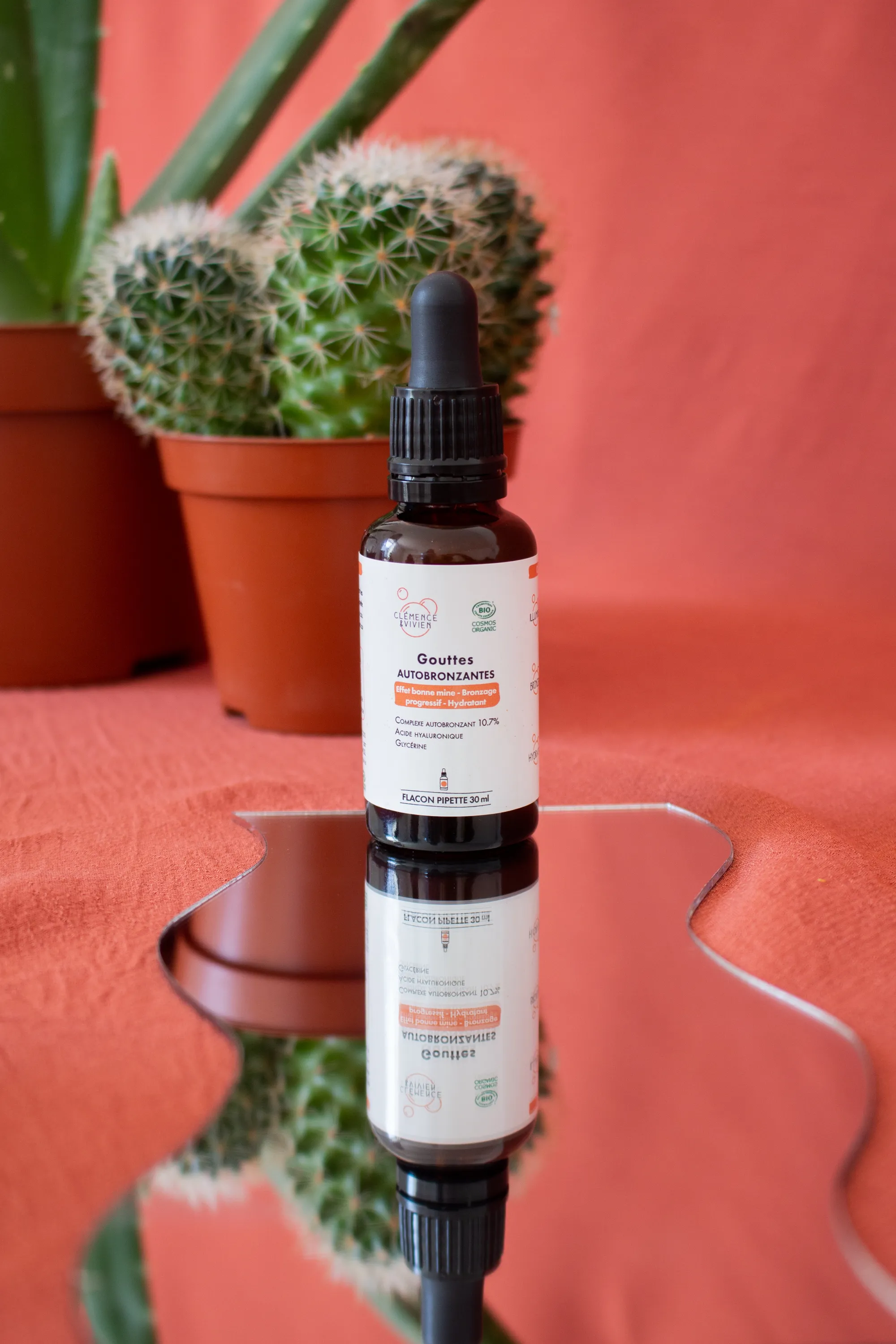 Clémence et Vivien Gouttes autobronzantes pour visage-30 ml