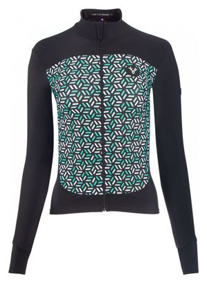 Maillot Manches Longues Femme LeBram Croix de Fer Menthe Coupe Ajustée