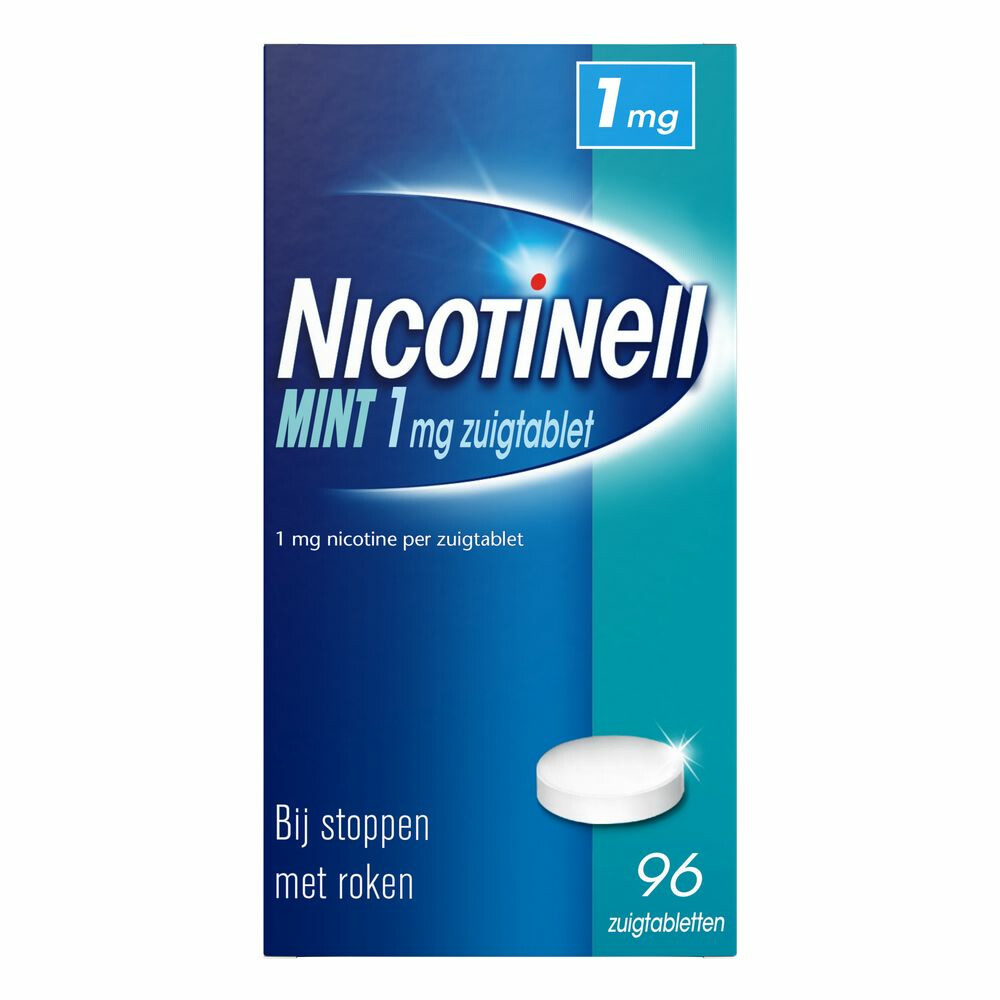 Nicotinell Zuigtablet Mint 1mg96 zuigtabletten