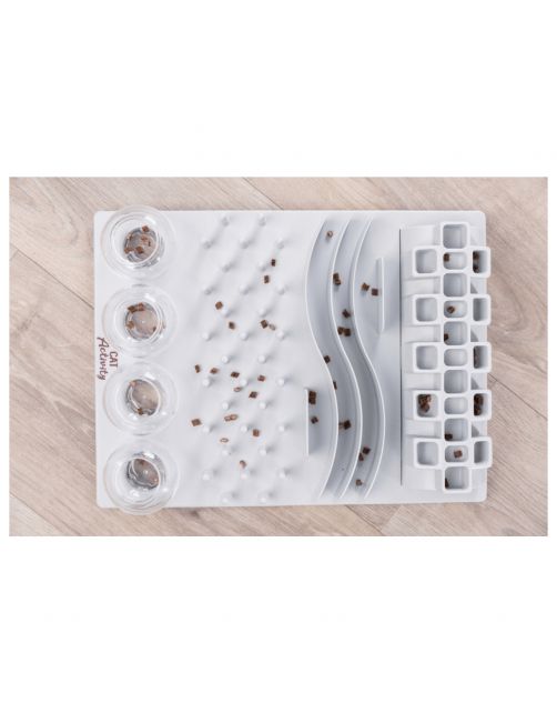 Trixie Cat Activity Fun Board - Kattenspeelgoed - 30x40 cm Lichtgrijs