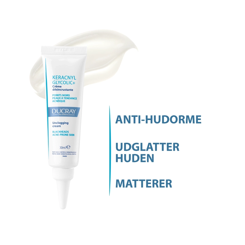 DUCRAY Keracnyl Glycolic+ Unclogging Cream 30 ml