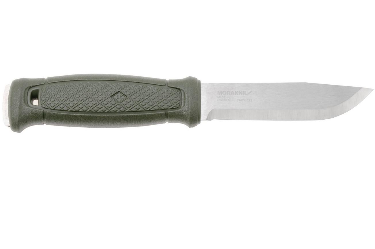Morakniv Garberg Stainless 14472 Satin 14C28N, Green Polyamide, bushcraftmes